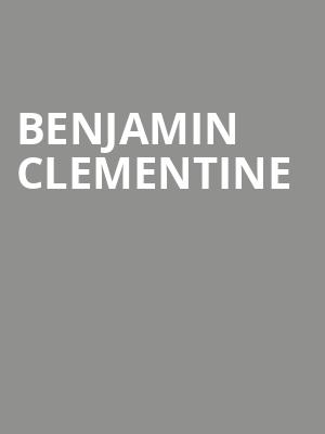 BENJAMIN CLEMENTINE at Barbican Theatre